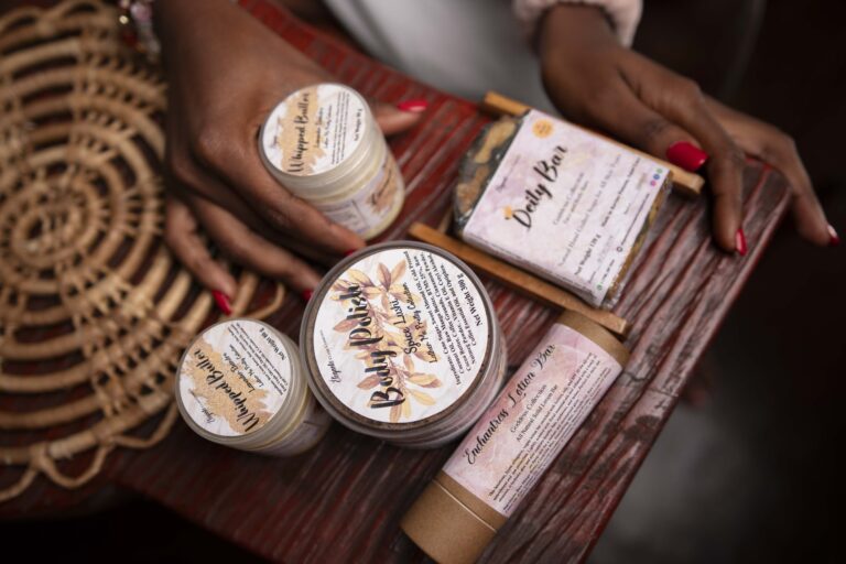 Skincare product campaign — photographed by P1 Marketing