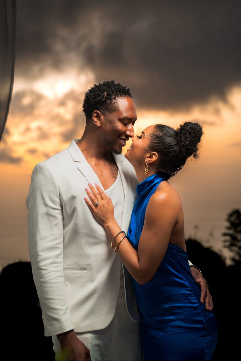 Golden hour wedding session — photographed by P1 Marketing